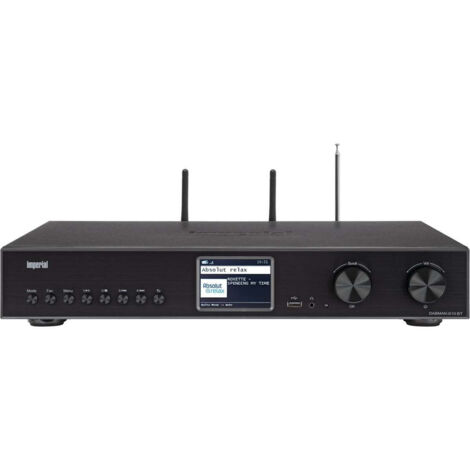 Imperial DABMAN i510 BT V2 Tuner Hi-Fi pour radio Internet noir Bluetooth®, DAB+, USB, WiFi, radio Internet (1/5)
