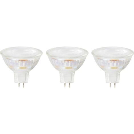 Sygonix SY-4893258 LED CEE E (A - G) G5.3 6.1 W = 35 W blanc chaud (Ø x H) 50 mm x 44 mm 3 pc(s)