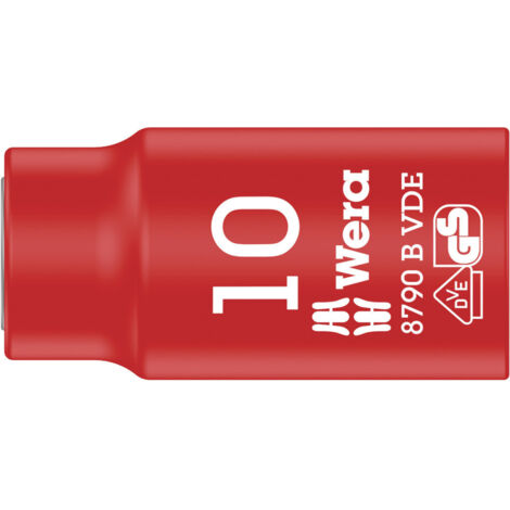 Wera 8790 B VDE 05004954001 6 pans extérieurs Douille VDE 10 mm 3/8 (10 mm) (1/5)