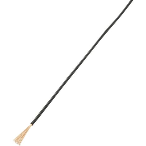 TRU COMPONENTS 1567866 Fil de câblage LiFY 1 x 1.50 mm² noir 25 m (1/2)