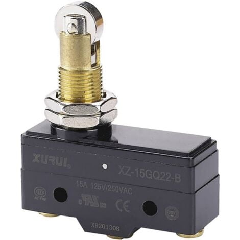 Microrupteur 250 V/DC 15 A 1 x On/(On) XZ-15GQ22-B momentané 1 pièce