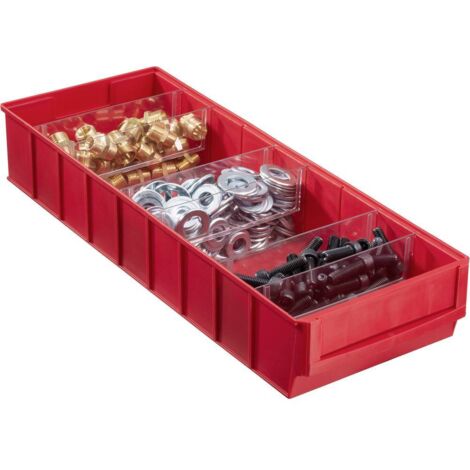 Allit 456571 Bac à bec (L x l x H) 500 x 185 x 81 mm rouge 1 pc(s) (1/2)