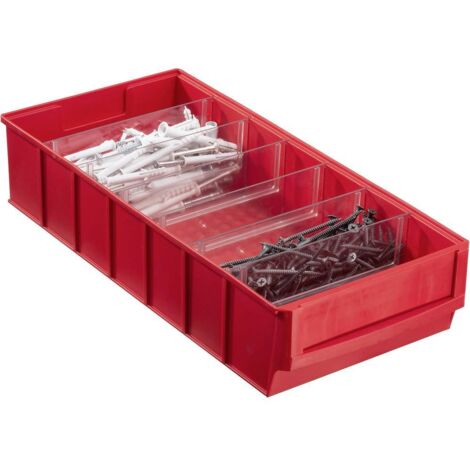 Allit 456551 Bac à bec (L x l x H) 400 x 185 x 81 mm rouge 1 pc(s) (1/2)