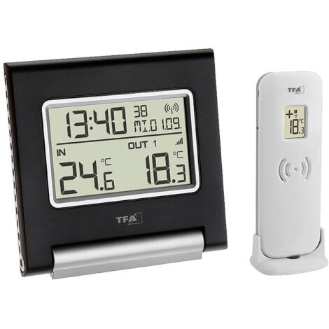 TFA Dostmann SPOT Thermomètre numérique radiopiloté noir 30.3030.01 (1/5)