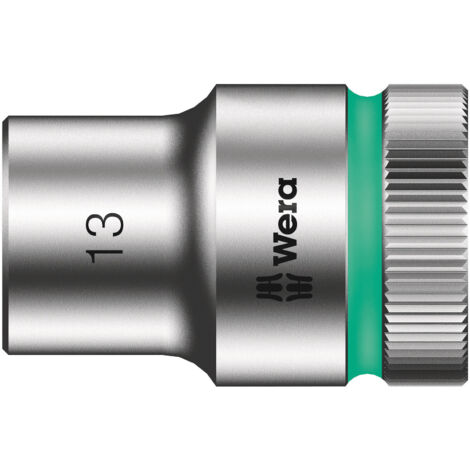 Douille 6 pans extérieurs 13 mm Longueur: 37 mm Wera 05003604001 Propulseur: 1/2 (12.5 mm) 1 pc(s) (1/4)