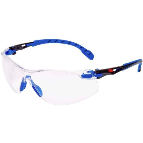 3M Solus S1101SGAF Lunettes de protection avec protection anti-buée bleu, noir EN 166 DIN 166