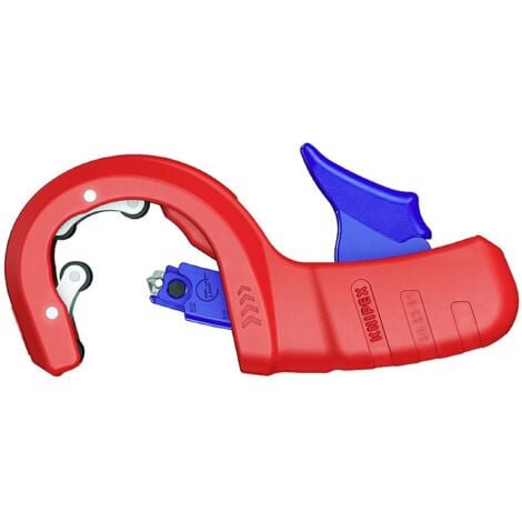 Knipex Coupe-tube DP50 coupe-tube pour tuyaux de vidange en plastique recouverts de plastique 202 mm 90 23 01 BK