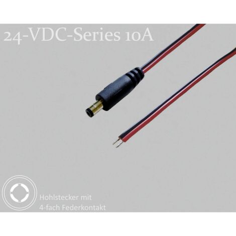 BKL Electronic 075900 Connecteur DC connecteur creux DC - étamé 5.5 mm 2.1 mm 1.5 m 1 pc(s) Single X914952 (1/2)