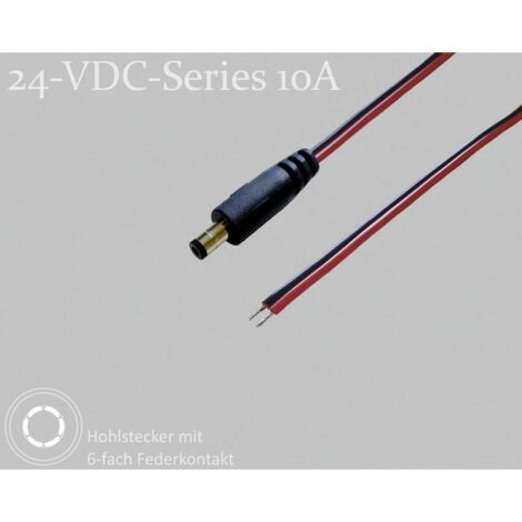 BKL Electronic 075901 Connecteur DC connecteur creux DC - étamé 5.5 mm 2.5 mm 1.5 m 1 pc(s) Single X914922 (1/2)