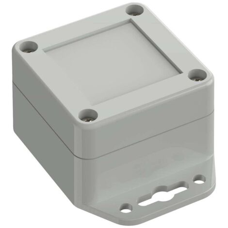TRU COMPONENTS TC-10860396 Cloche à bride 60 x 60 x 40.10 Polycarbonate gris clair 1 pc(s) D937002 (1/2)