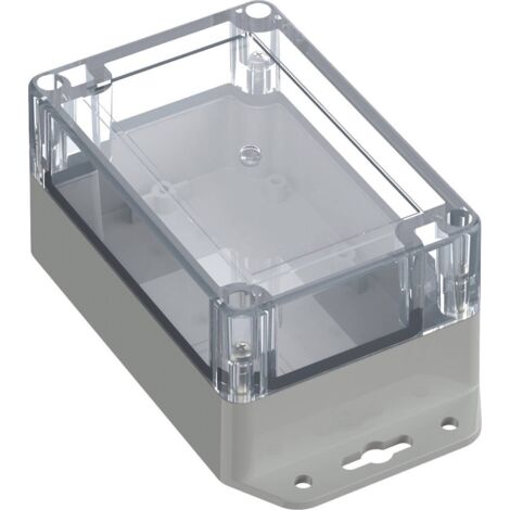 TRU COMPONENTS TC-10860632 Cloche à bride 120 x 80 x 60.20 ABS-PC gris clair 1 pc(s) (1/2)