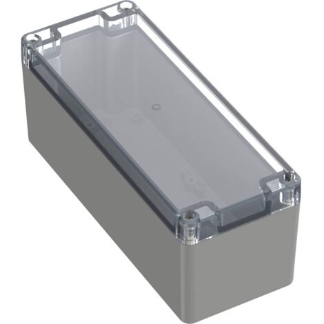 TRU COMPONENTS TC-10860956 Boîtier universel 191.80 x 75.10 x 75.30 Polycarbonate gris clair 1 pc(s)