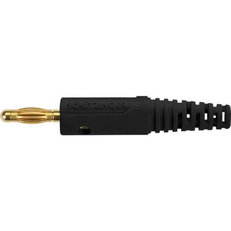 Schützinger DI FK 8 L Au / SW Fiche à ressort noir 1 pc(s) (1/2)