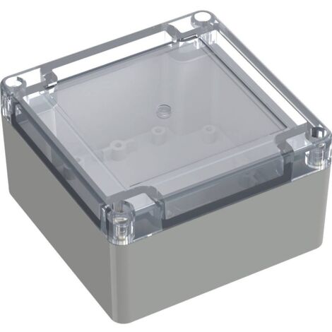 TRU COMPONENTS TC-10860524 Boîtier universel 105 x 105 x 60.10 ABS-PC gris clair 1 pc(s) D939292 (1/2)