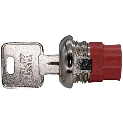 C & K Switches Y200AB2CFWCNQ Commutateur à clé 125 V 4 A 2 x On/On/On/On 1 pc(s) (1/2)