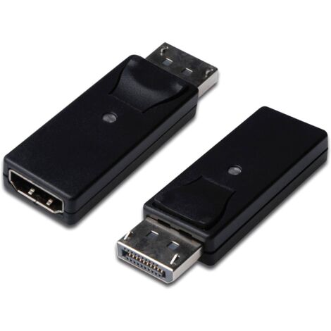 Digitus DB-340602-000-S DisplayPort / HDMI Adaptateur [1x DisplayPort mâle - 1x HDMI femelle] noir b (1/3)