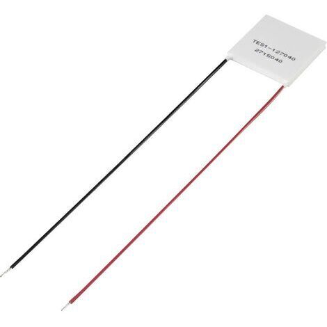 Elément Peltier TRU COMPONENTS TES1-127040 1389165 15.4 V/DC 3.9 A 33.4 W (L x l x H) 30 x 30 x 3.2 mm 1 pc(s) (1/2)