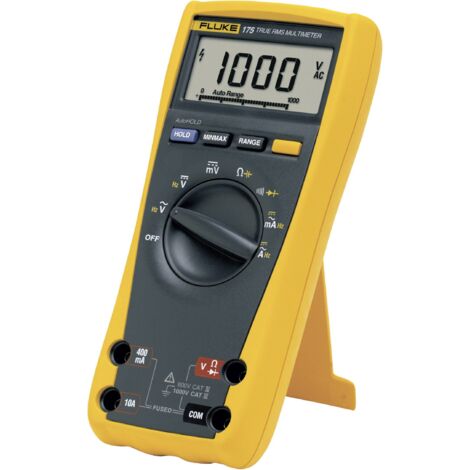 Multimètre numérique Fluke 175 étalonné (ISO) CAT III 1000 V, CAT IV 600 V Affichage (nombre de points): 6000 D106942 (1/2)
