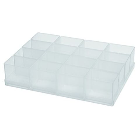 raaco Insert de coffret de rangement (L x l x H) 220 x 160 x 47 mm Nombre de compartiments: 16 Contenu 1 set (1/5)
