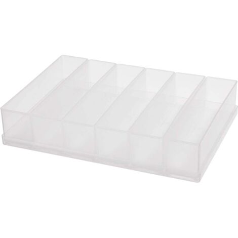 RAACO 136426 GODET 55 6XA9-3 AVEC PLATEAU, TRANSPARENT