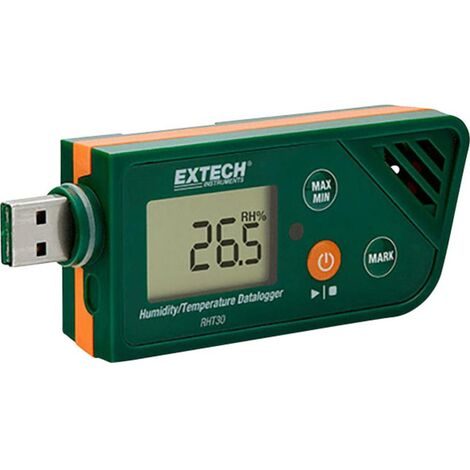 Extech RHT30 RHT30 Enregistreur de données multifonction Valeur de mesure humidité de lair, température -30 à +70 °C 0.