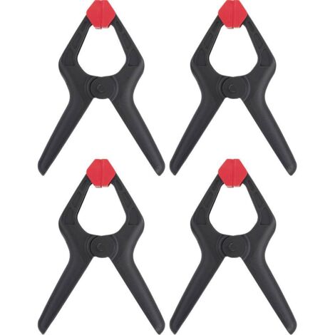 Serre-joint Toolcraft, lot de 4, 40 mm 5 kg TOOLCRAFT 1611470 Envergure max.:40 mm Longueur: 115 mm Mesures d'empattement:50 mm X991471