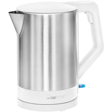 Clatronic WKS 3692 weiss Bouilloire acier inoxydable, blanc Contenance: 1.5 l (1/8)