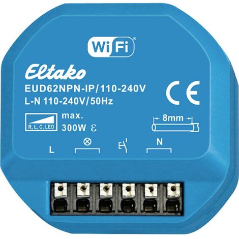 EUD62NPN-IP/110-240V ELTAKO ACTIONNEUR DE GRADATION ENCASTRÉ 30062002 (1/2)