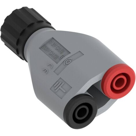Electro PJP 7043-IEC-CD1 Adaptateur de mesure BNC mâle - femelle 4 mm D359262 (1/2)
