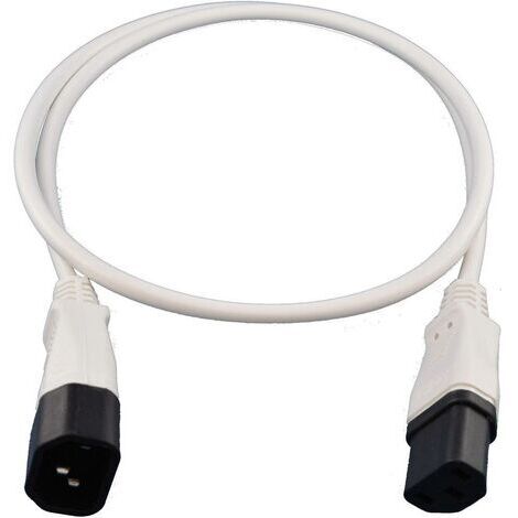 HAWA R772 appareils IEC Câble de raccordement blanc 1.00 m X035321 (1/5)