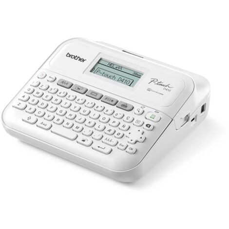 Brother PTD410VPRG1 Etiqueteuse adapté pour rubans: TZ 3.5 mm, 6 mm, 9 mm, 12 mm, 18 mm