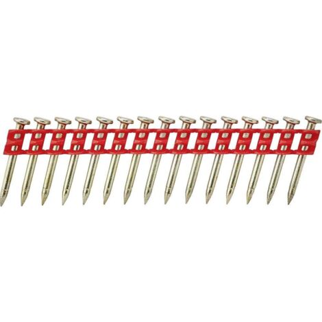 Dewalt – Clous à tête plate 3mm x 53mm – Lot de 510 clous galvanisés – Adaptés pour béton et acier – Utilisation intérieure et extérieure