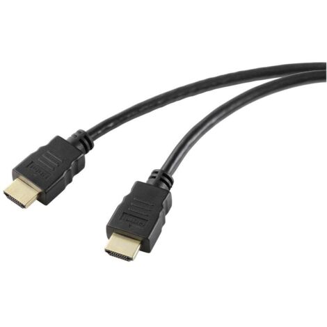 Câble de raccordement SpeaKa Professional HDMI Fiche mâle HDMI-A, Fiche mâle HDMI-A 1.50 m noir SP-10481288 8K UHD, gaine en PVC Câble HDMI X572552 (1/3)