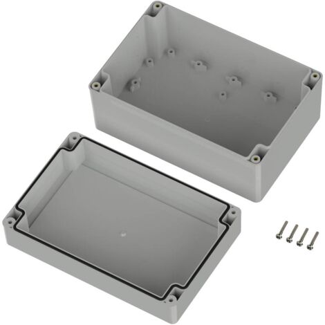 TRU COMPONENTS TC-10860920 Boîtier universel 180 x 120 x 90.30 Polycarbonate gris clair 1 pc(s)