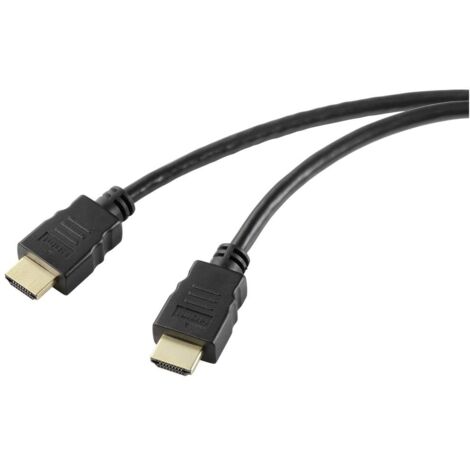 Câble de raccordement SpeaKa Professional HDMI Fiche mâle HDMI-A, Fiche mâle HDMI-A 2.00 m noir SP-10481292 8K UHD, gai (1/3)