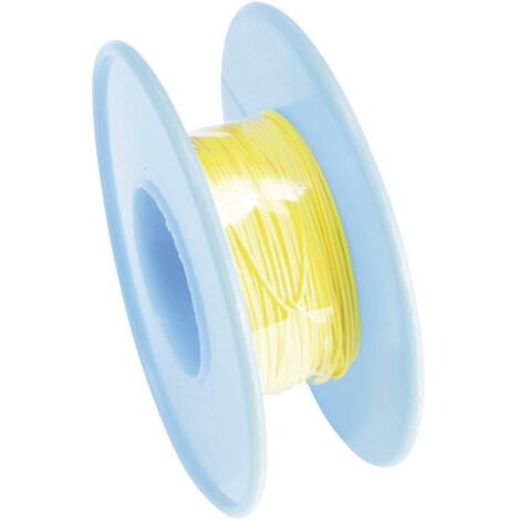 TRU COMPONENTS 1566860 Fil de bobinage Wire Wrap 1 x 0.05 mm² jaune 15 m (1/3)