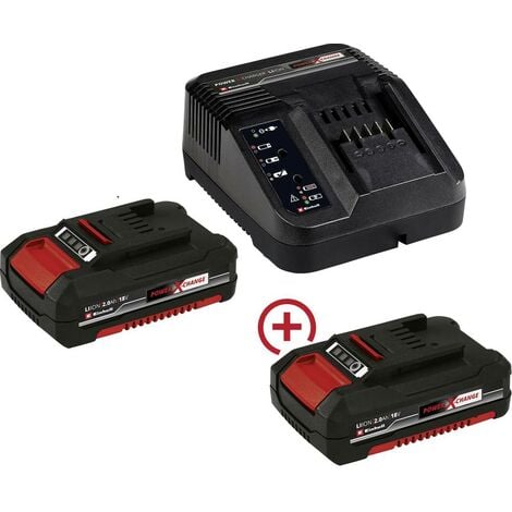 Einhell Power X-Change PXC Starter Kit 18V 2Ah + Gratis 2Ah Akku 4326401 Batterie  pour