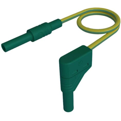 Hirschmann Test & Measurement MAL S WG-B 100/2,5 ge/gn Cordon de mesure de sécurité fiche de sécurité 4 mm fiche de séc (1/2)