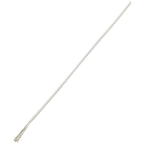 TRU COMPONENTS 1572282 Fil de câblage LiY 1 x 0.50 mm² blanc 10 m (1/3)