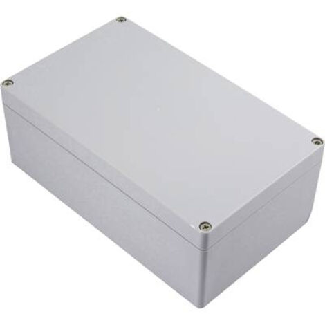 Tru Components – Boîtier universel 158 x 90 x 60 mm – TC6649504 – ABS gris clair – 1 pièce – Conforme RoHS pour applications électroniques - X852481