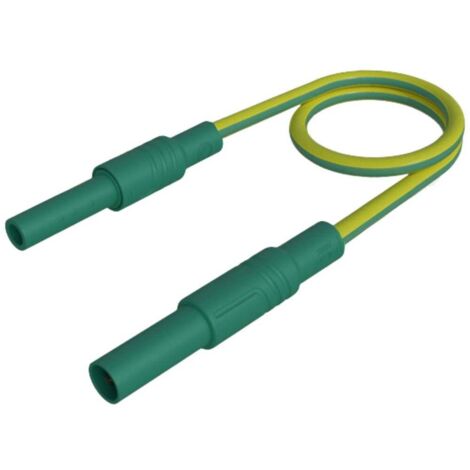 Hirschmann Test & Measurement MAL S GG-B 200/2,5 ge/gn Cordon de mesure de sécurité fiche de sécurité 4 mm prise de séc (1/2)