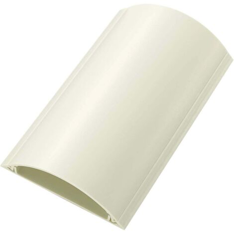 Protège-câbles incolore TRU COMPONENTS TC-RDAR120AMWWM203 1593132 Nombre de canaux: 1 Longueur 1000 mm 1 pc(s) (1/2)