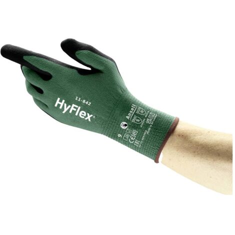 Lot De 6 Gants De Travail En Nitrile Ansell 11919VP - Taille 9 - Protection Renforcée