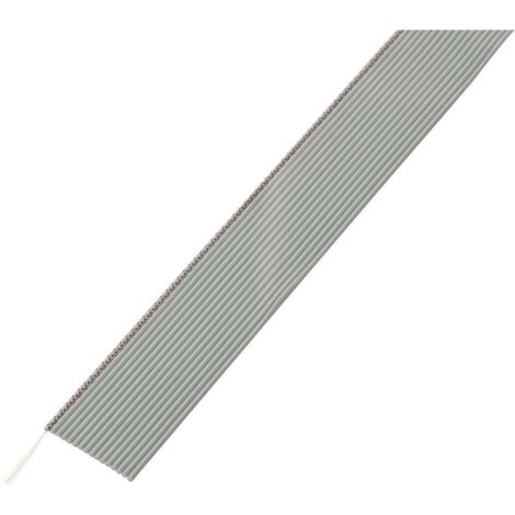 Câble en nappe TRU COMPONENTS FBC 1567186 Pas: 1.27 mm 14 x 0.035 mm² gris 30.5 m (1/3)