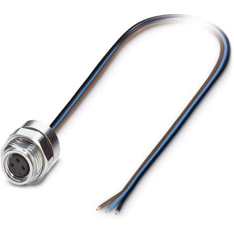 CONNECTEUR FEMELLE ENCASTRABLE POUR CAPTEURS/ACTIONNEURS CONTENU: 1 PC(S) PHOENIX CONTACT SACC-DSI-M 8FS-3CON-M12/0,5 1453449 (1/3)