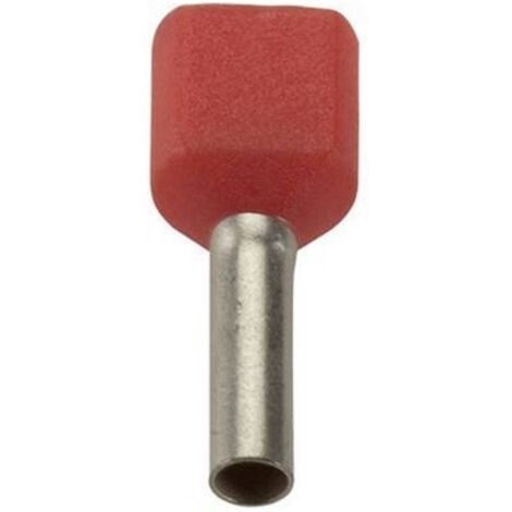 Embout double d'extrémité de câble LAPP AHI-TWIN 2X16,0 N BLAUW 61802035 16 mm² x 14 mm partiellement isolé bleu 50 pc(