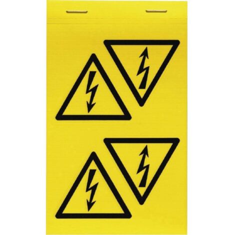 Weidmüller 1741100000 SYMBOL-P. 50X50X50 B/DR Etiquette de câble Couleur de la surface de marquage: jaune Nombre d'étiq (1/2)