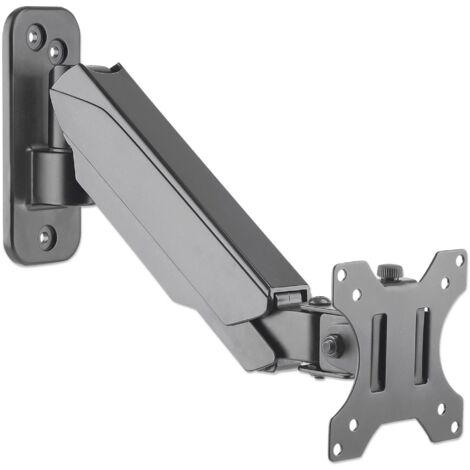 Support mural TV rotatif 461603 – Pour écran 17 à 32 pouces – Charge max 8 kg – Inclinaison 35° – VESA 100x100 mm – Manhattan