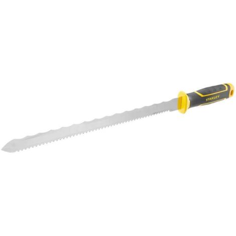 Stanley – Couteau isolant 350mm pour fibre de verre et polystyrène – Lame en acier inoxydable – Poignée antidérapante – FMHT010327