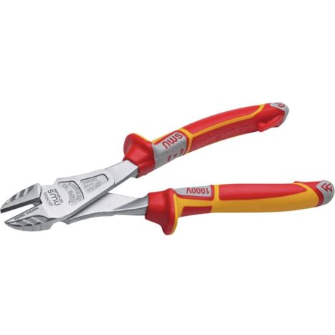 NWS 137-49-VDE-150 VDE Pince coupante diagonale à forte démultiplication 150 mm
